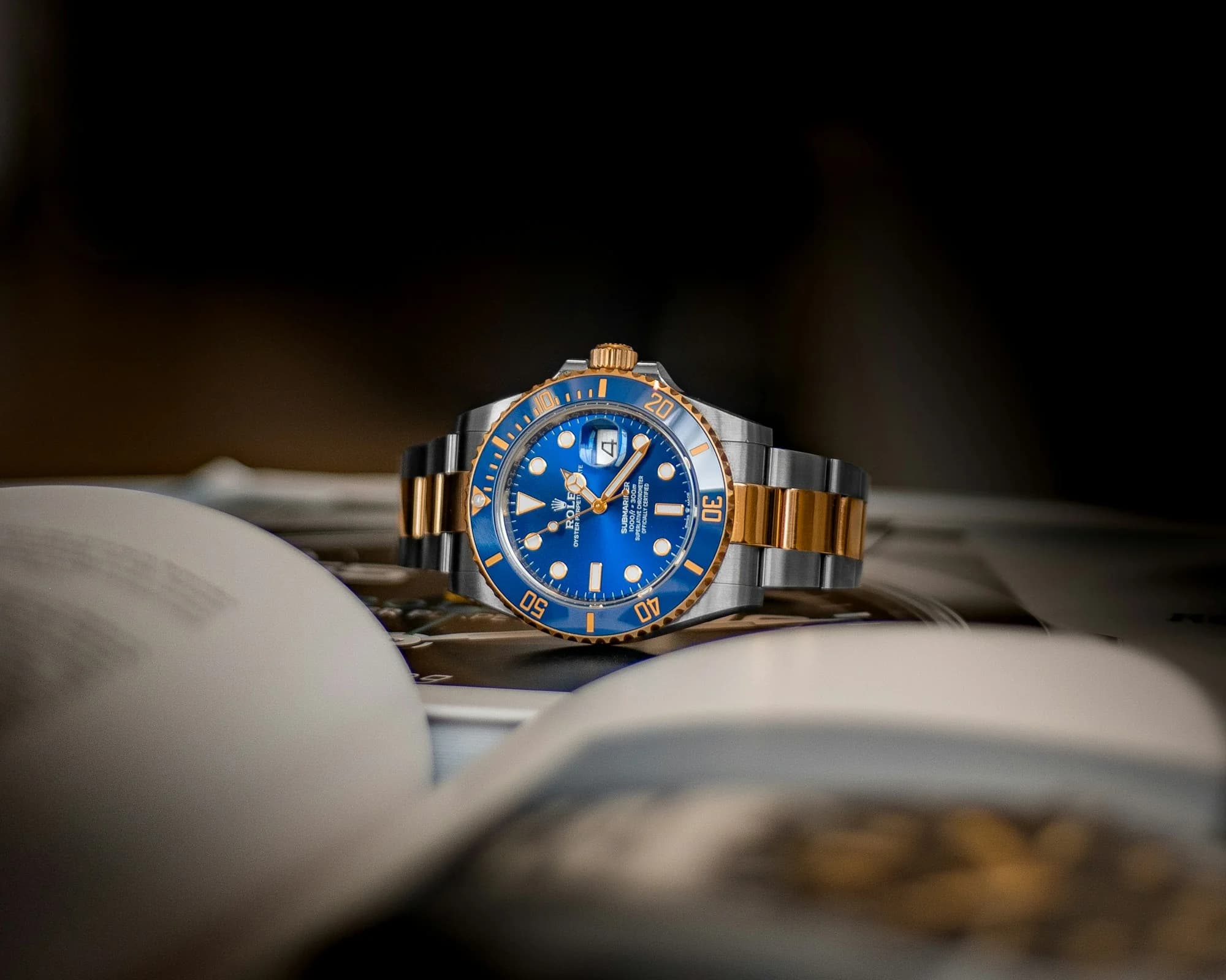 Luxury diver on the wrist photographed for ChronoBid catalogue review